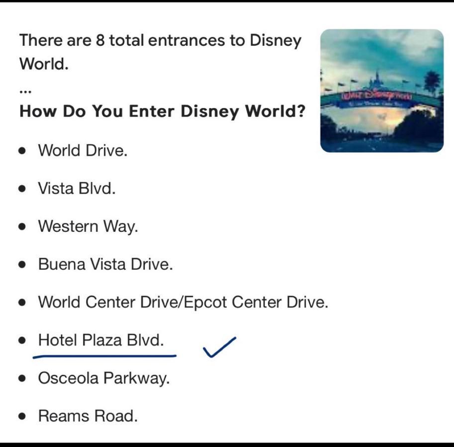Disney Just 1 And A Quarter Mile Away, Blue Heron 1 Room 2 Bath,Amenities,6 Guests, Walk To Restaurants, No Fees At Check In Orlando Zewnętrze zdjęcie